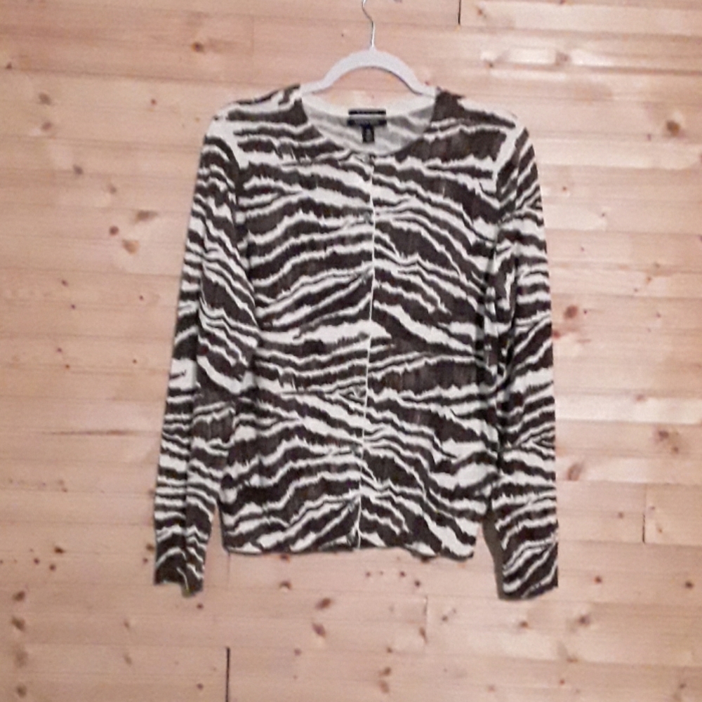 Lands End Sweater Supima Cotton M